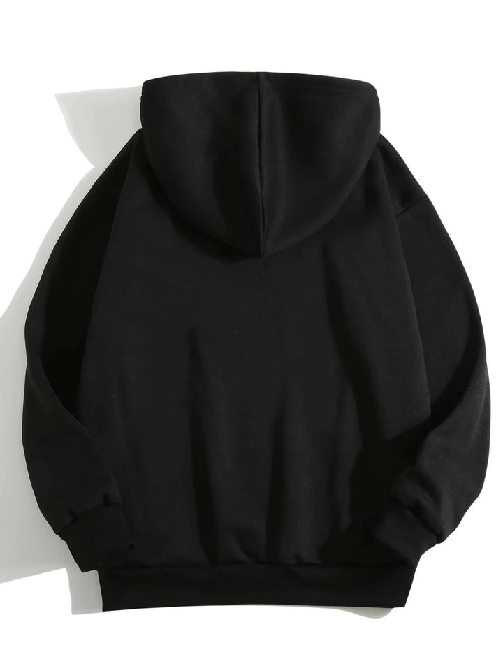 Eleganter Sweat-Pullover-Hoodie mit Katzenprint und Kapuze für Women | Ideal für den Alltag