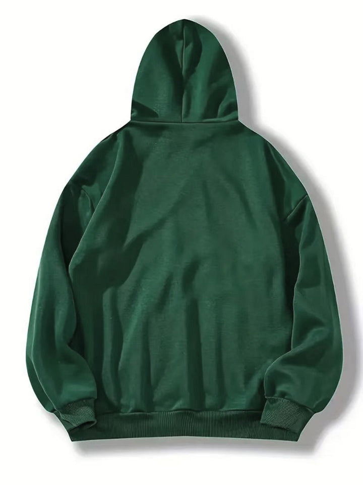 Eleganter Sweat-Pullover-Hoodie mit Katzenprint und Kapuze für Women | Ideal für den Alltag