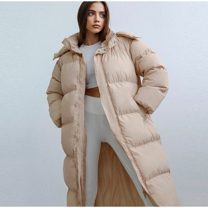 Abigail | lange wattierte winterjacke
