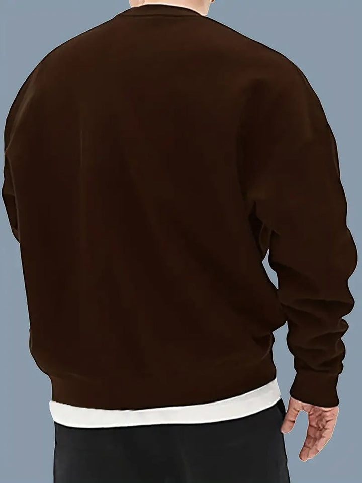 Lässiger Baumwolle Fleece Sweatshirt für Männer | Perfekt für den Alltag