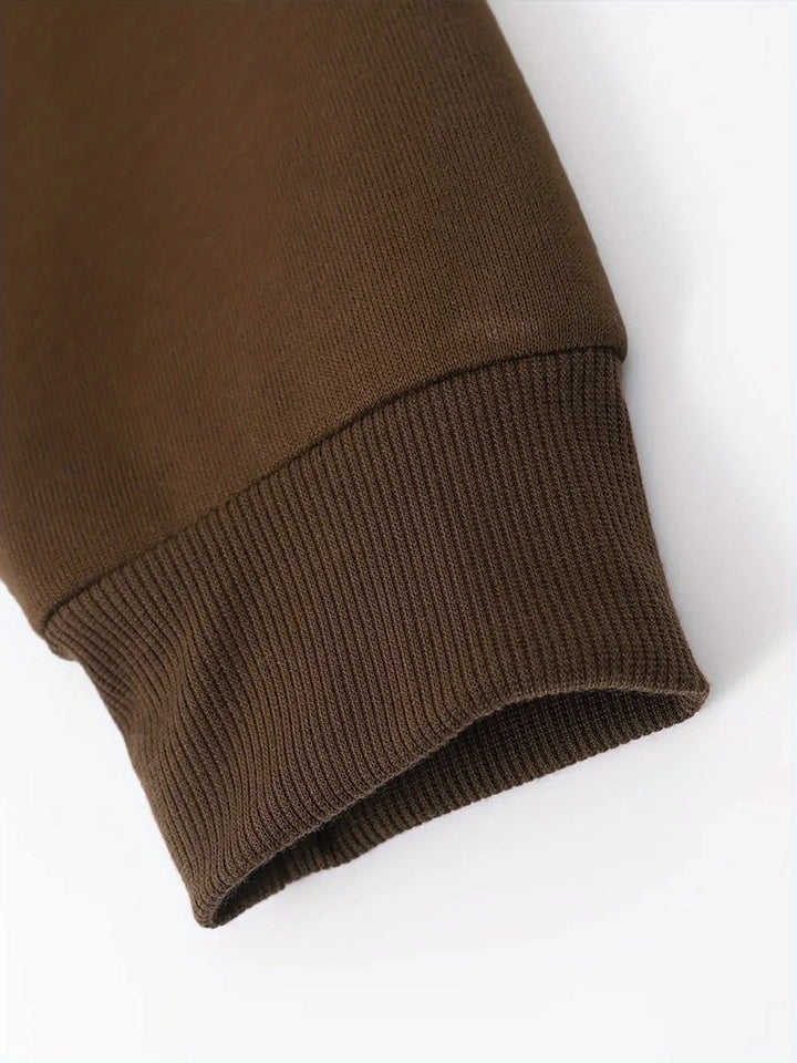 Lässiger Baumwolle Fleece Sweatshirt für Männer | Perfekt für den Alltag