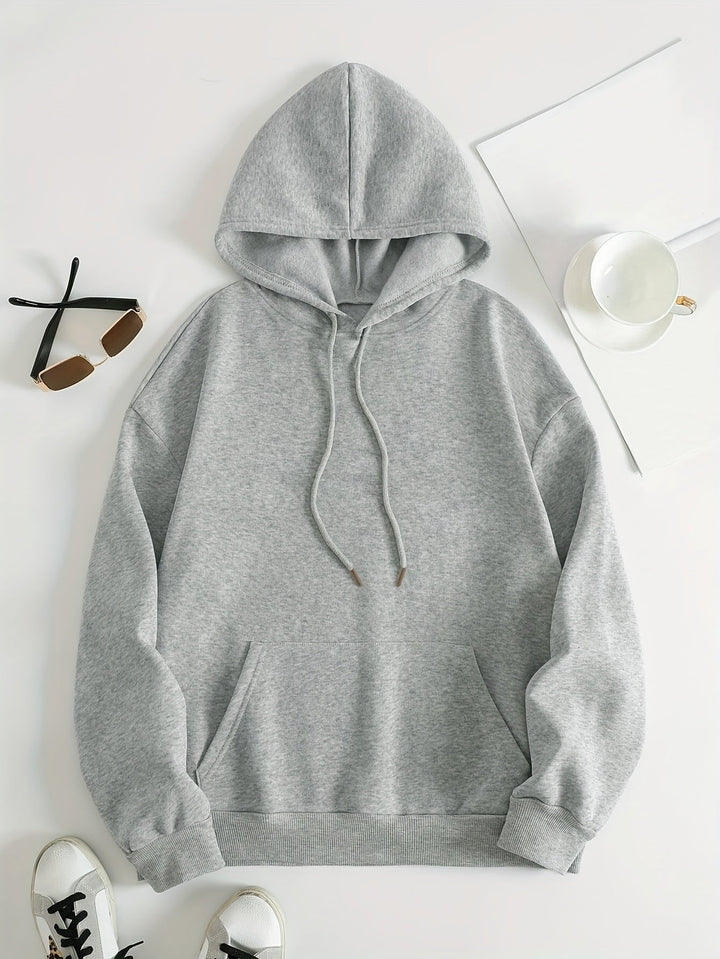 Damen Hoodie mit Sonne & Mond Print – Oversized Kapuzenpullover mit astrologischem Boho-Muster