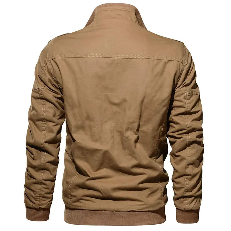 Moderne Trendige Bomberjacke mit Weichem Innenfutter für Herren | Perfekt für Alltag