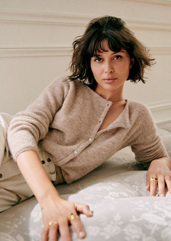 Marge - Cardigan en tricot Chint super doux avec boutons