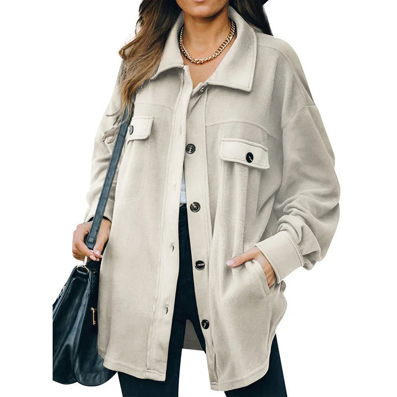 Elise - Veste polaire à boutons