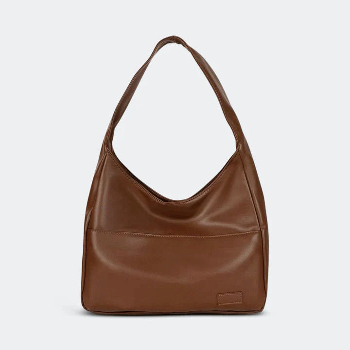 Sac bandoulière minimaliste en cuir vegan – Sac hobo tendance pour femmes