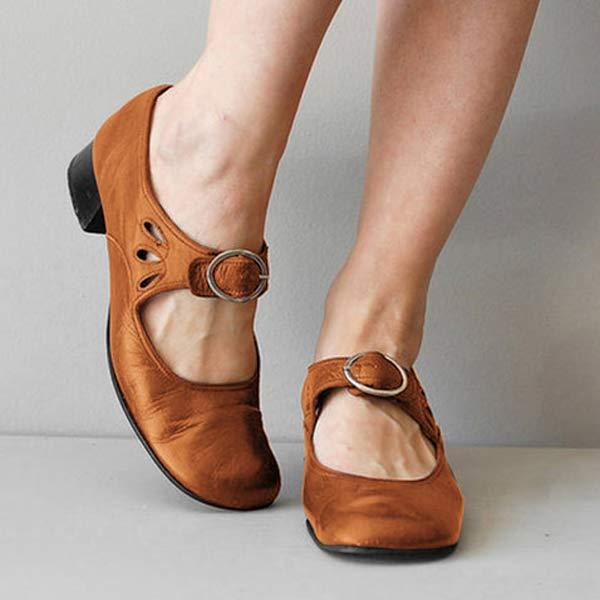 Chaussures vintage orthopédiques à bout rond - opal
