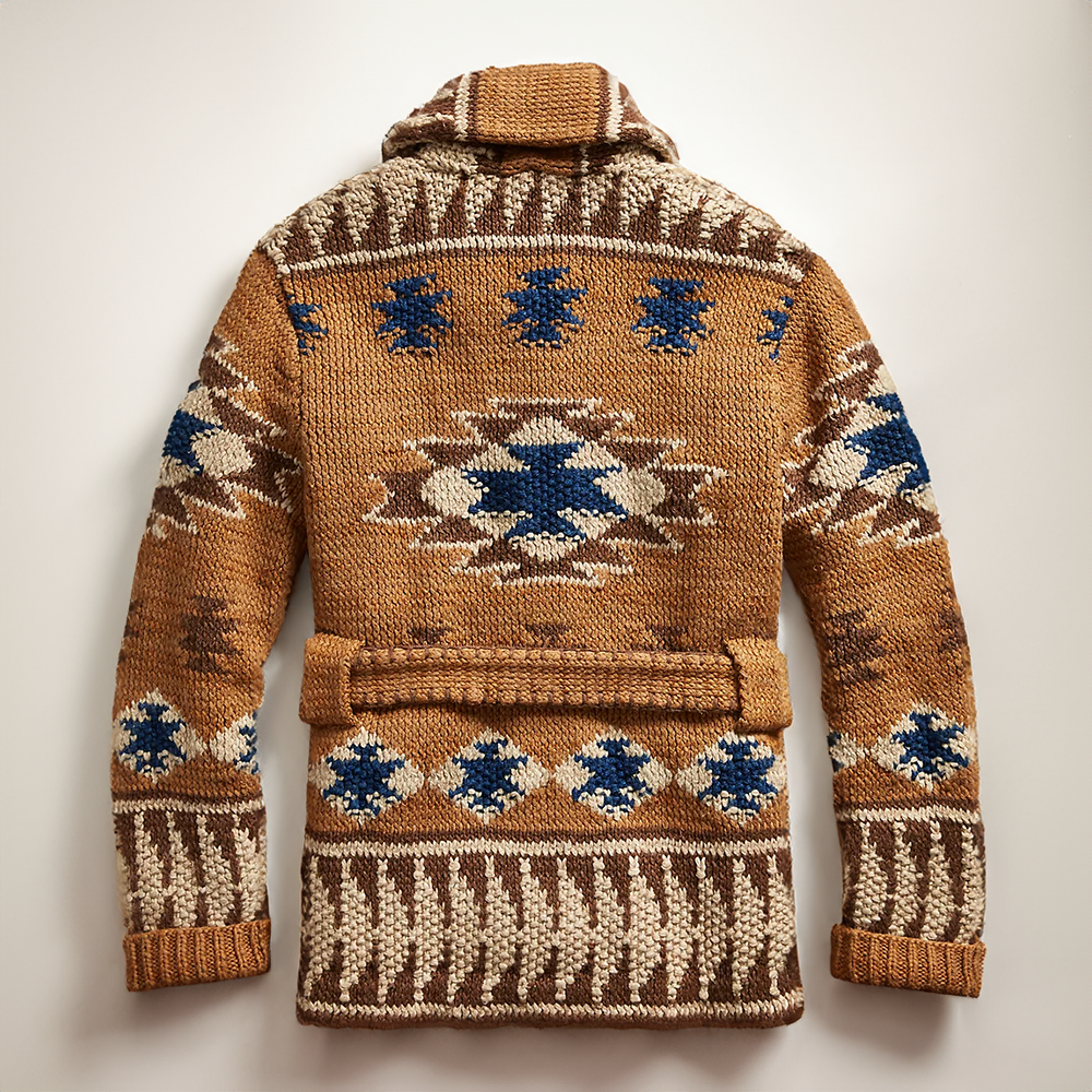 Pull chaud en laine jacquard