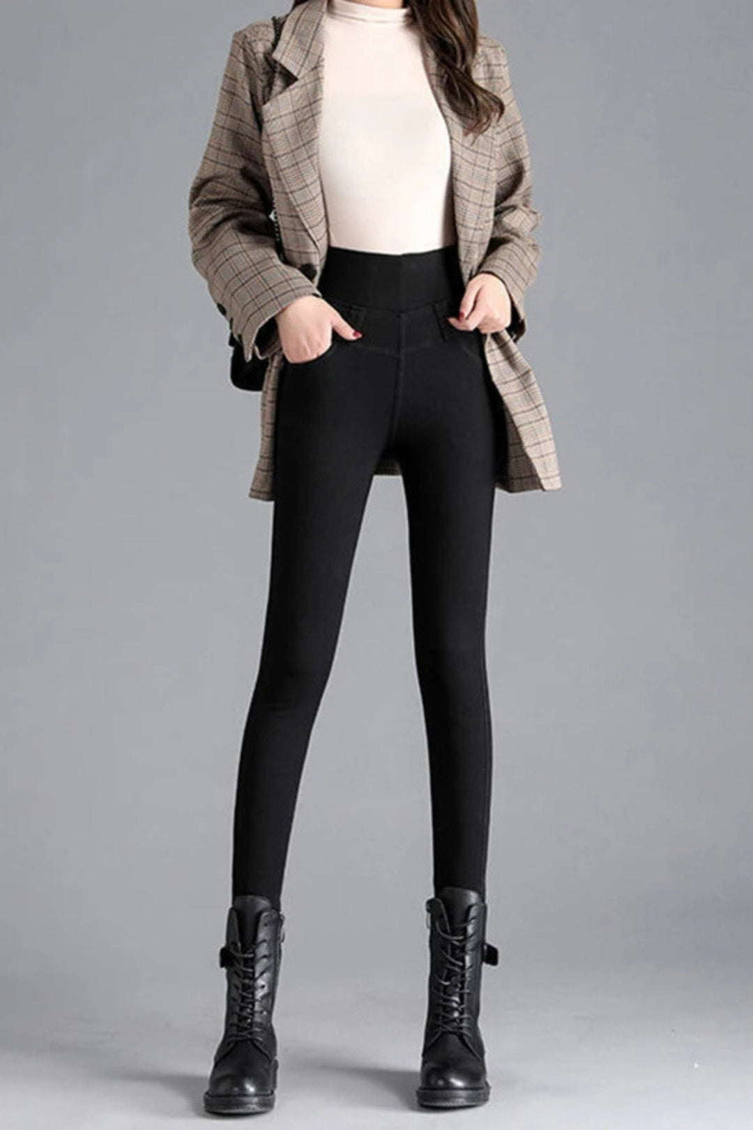 Quincy - Vintage-Jeans mit hoher dehnbarer Taille