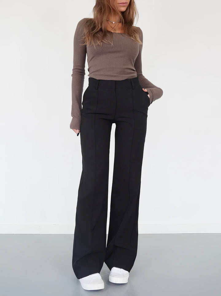 Marisol - pantalon élégant à taille haute