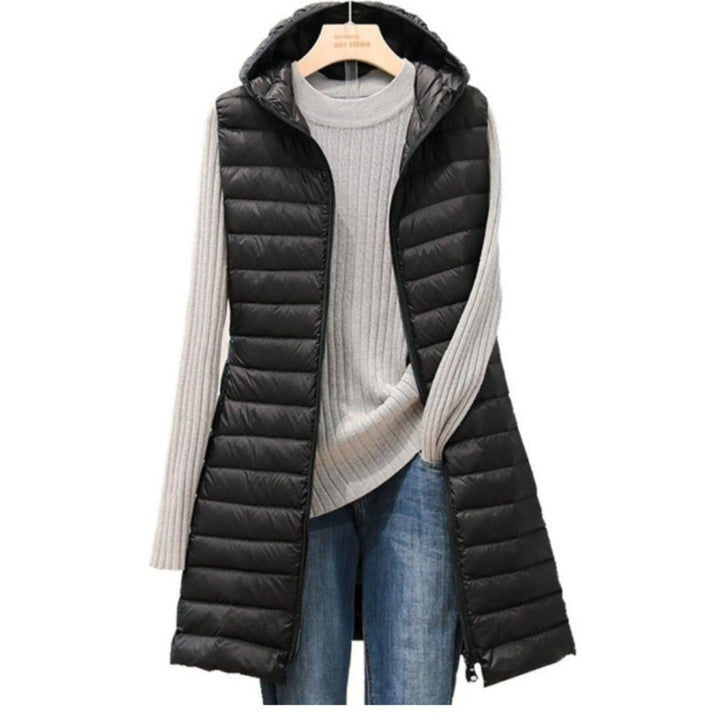 Gilet lungo Fiona Lange | Giacca imbottita comoda, elegante e lunga