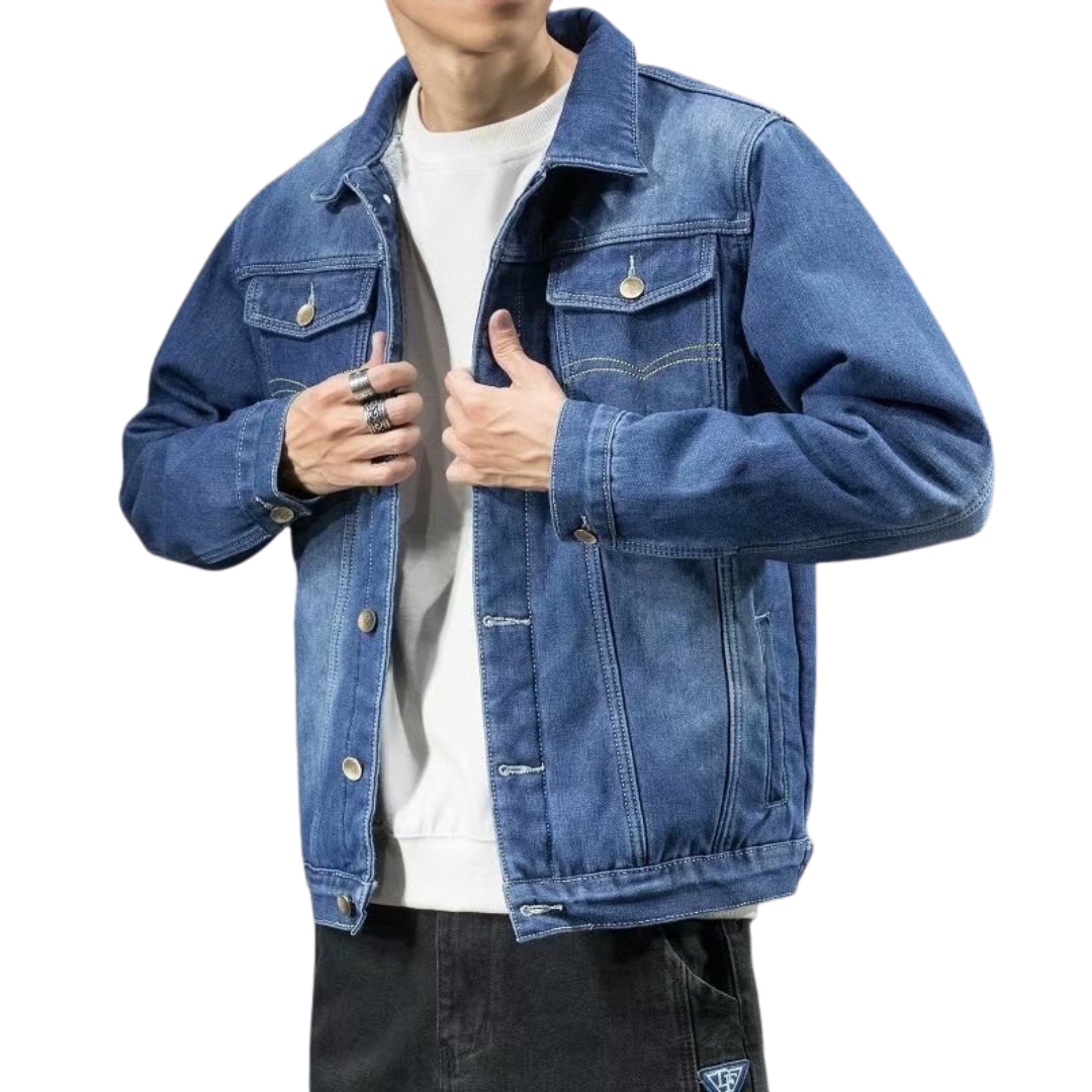 Veste en jean pour hommes – Élégante, confortable et polyvalente