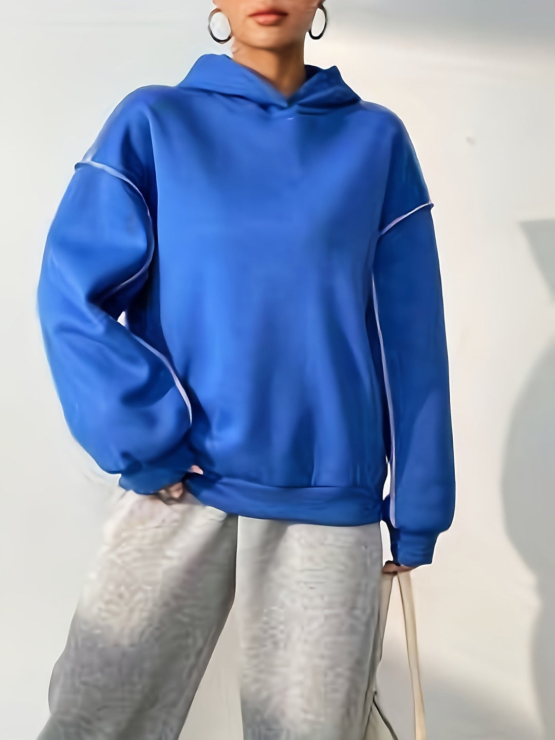 Stilvoller Vintage-Pullover-Hoodie mit Kapuze für Women | Perfekt für den Alltag