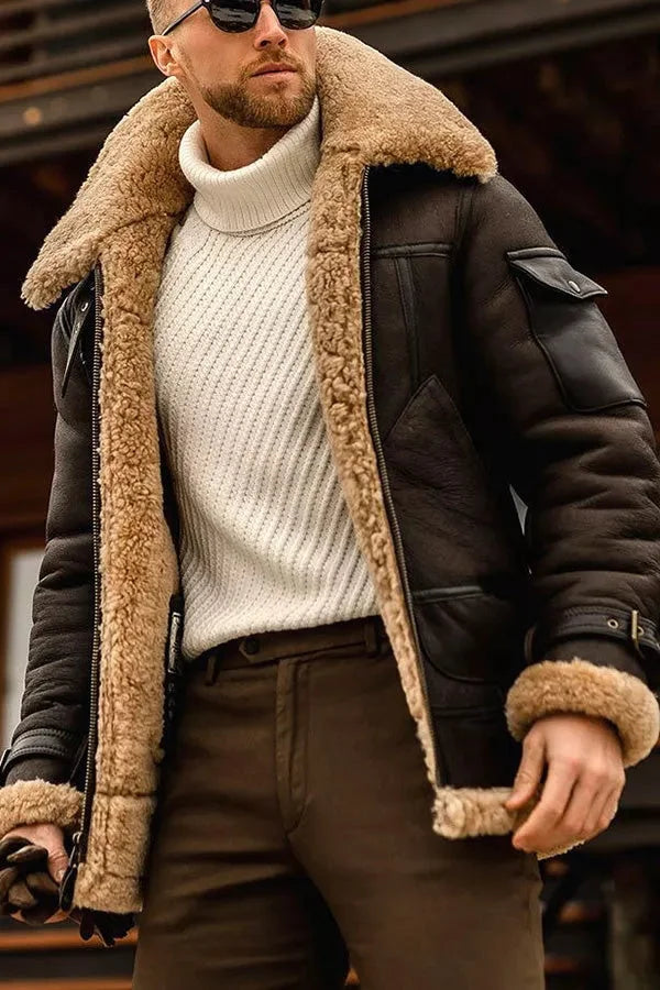Will - Giacca pelliccia spessa casual per uomini