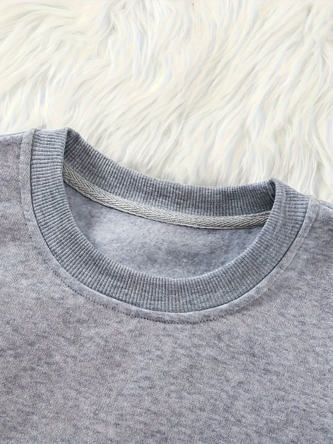 Sweat-shirt à manches longues confortable avec doublure en peluche & pantalon de jogging pour femmes | Idéal pour l'automne/hiver