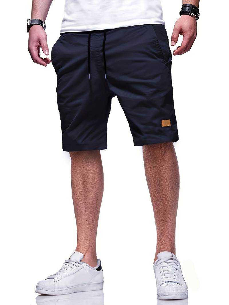 Herren Shorts mit Kordelzug – Bequeme Sommer-Shorts aus Baumwollmix für Freizeit, Sport & Streetwear Style