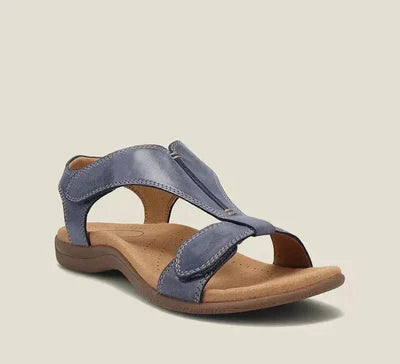 Sandale confort pour femmes – sandales à semelle douce avec fermeture auto-agrippante et design ergonomique