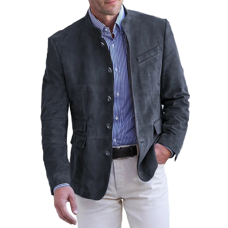 Duane - Veste classique à boutons pour hommes