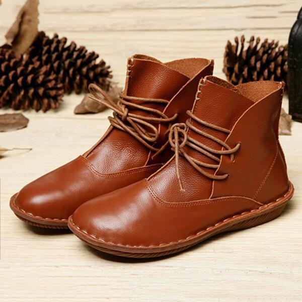 Isla - Klassischer damenstiefel aus leder