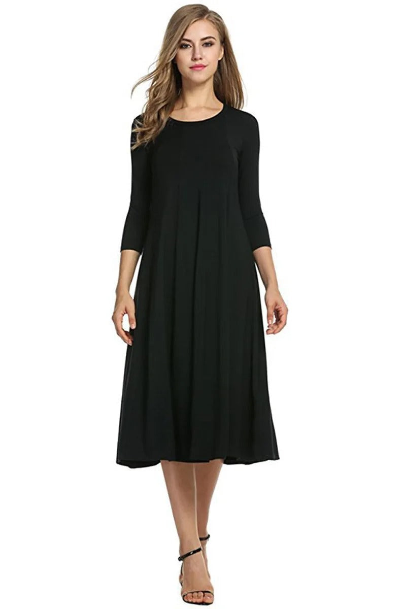 Magdalena – Robe maxi élégante ligne A avec