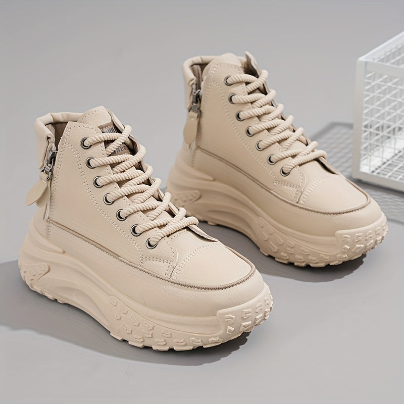 Casual high-top platform sneakers for women | Perfect for casual days