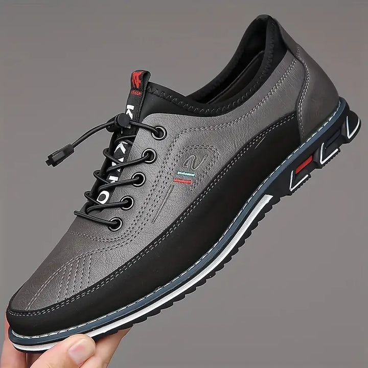 Herren Freizeitschuhe mit rutschfester Sohle – Bequeme Schnürschuhe im sportlich-modernen Design