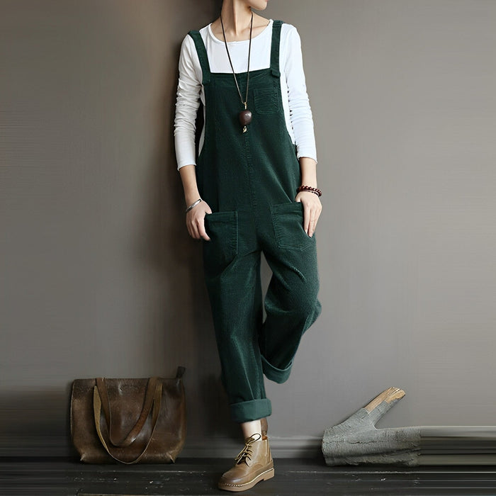 BLAKELY Retro Style Cord Overall
