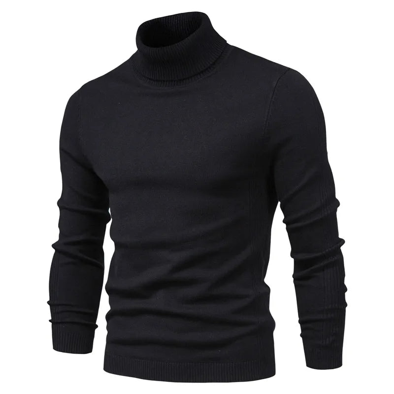 Sanford - Fashionable sweater with small turtleneck