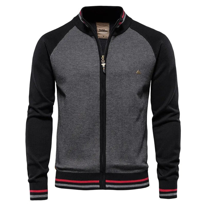 Waylon - Warme und lässige College-Strickjacke