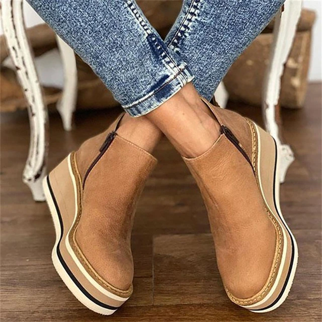 Bottes en cuir Franka | Chaussures pour femmes avec semelle ergonomique