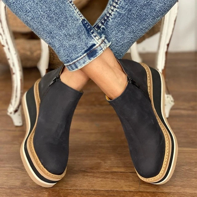 Bottes en cuir Franka | Chaussures pour femmes avec semelle ergonomique