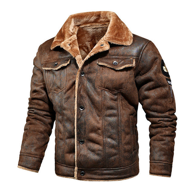 Kirby - Herren Winter Hero Lederjacke