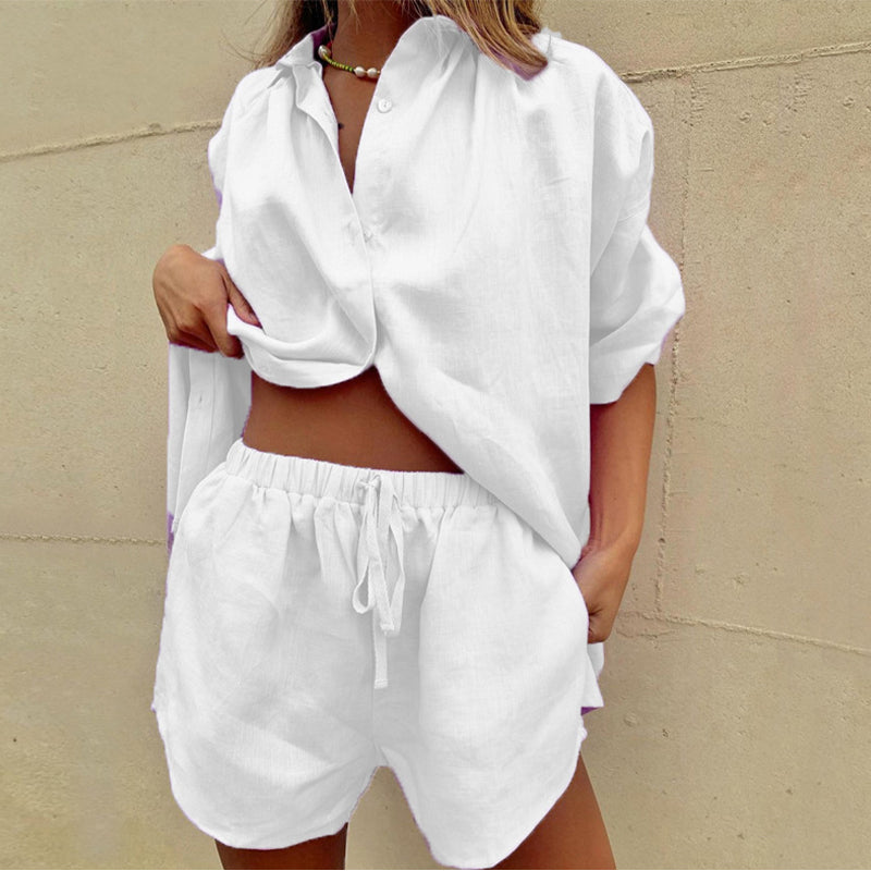 Set elegante e comodo a due pezzi per donna