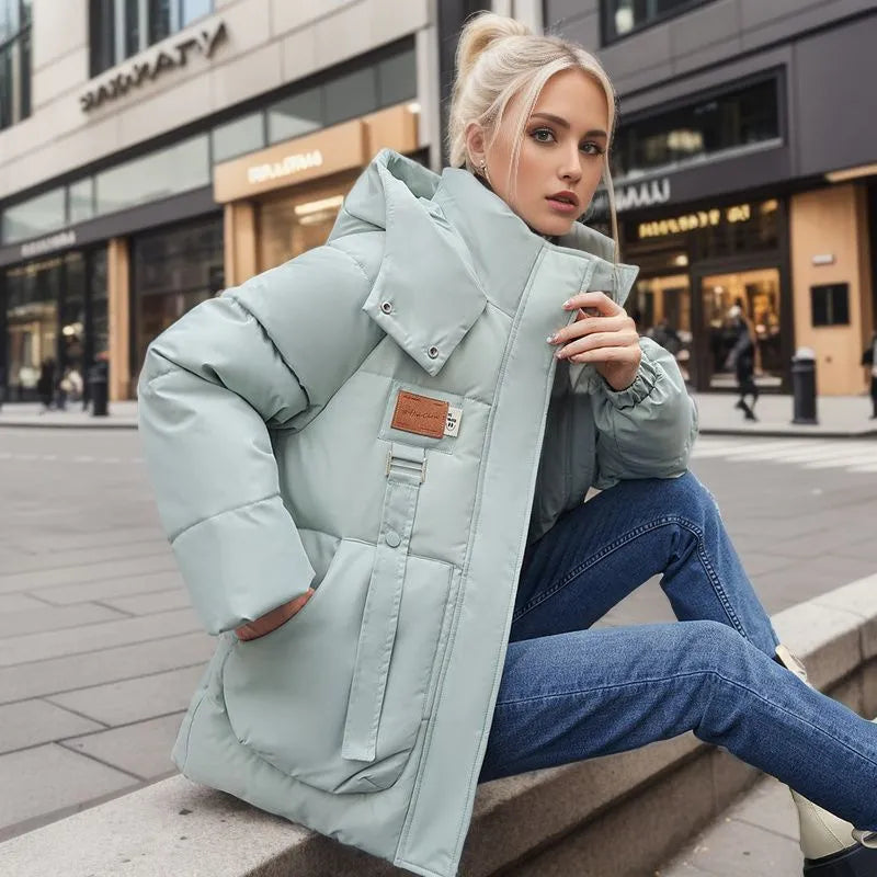 Veste d'hiver chaude et luxueuse