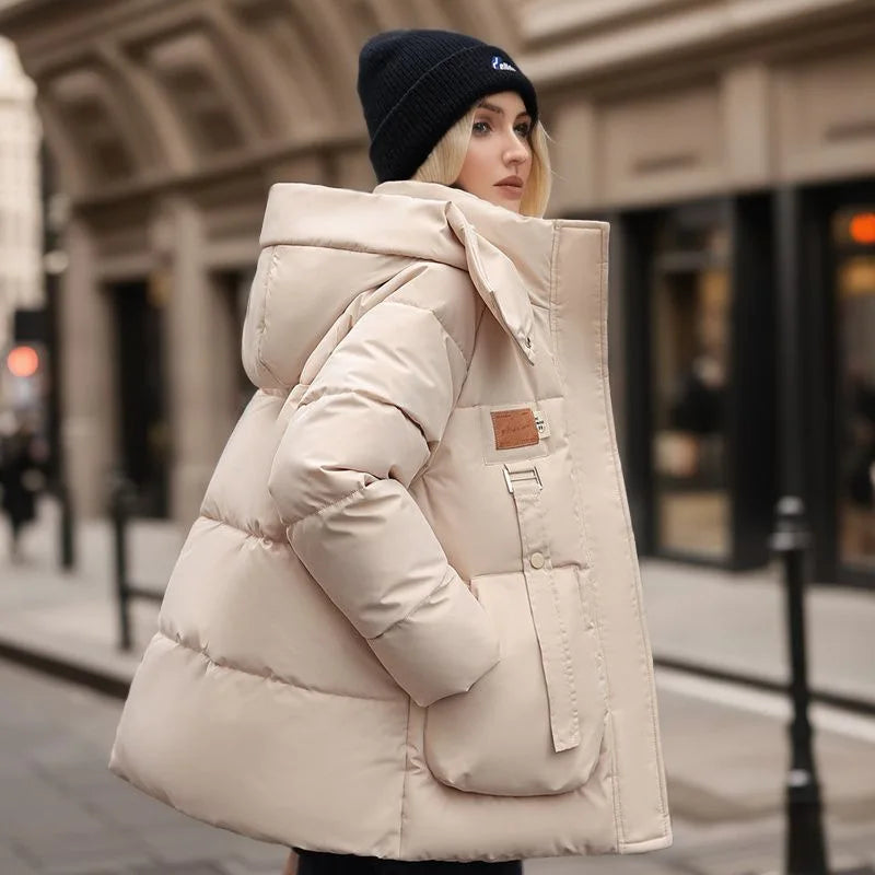Veste d'hiver chaude et luxueuse