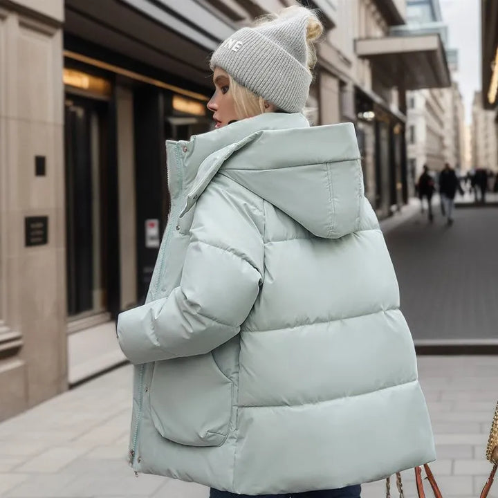 Veste d'hiver chaude et luxueuse