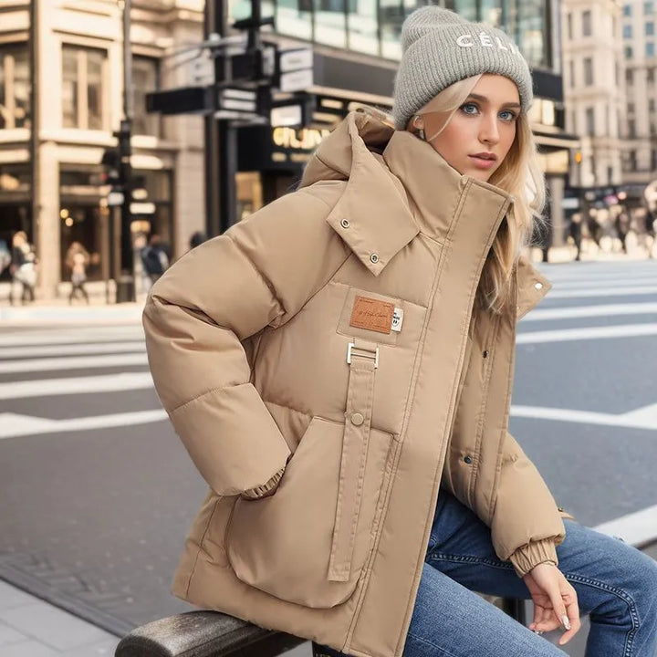 Veste d'hiver chaude et luxueuse