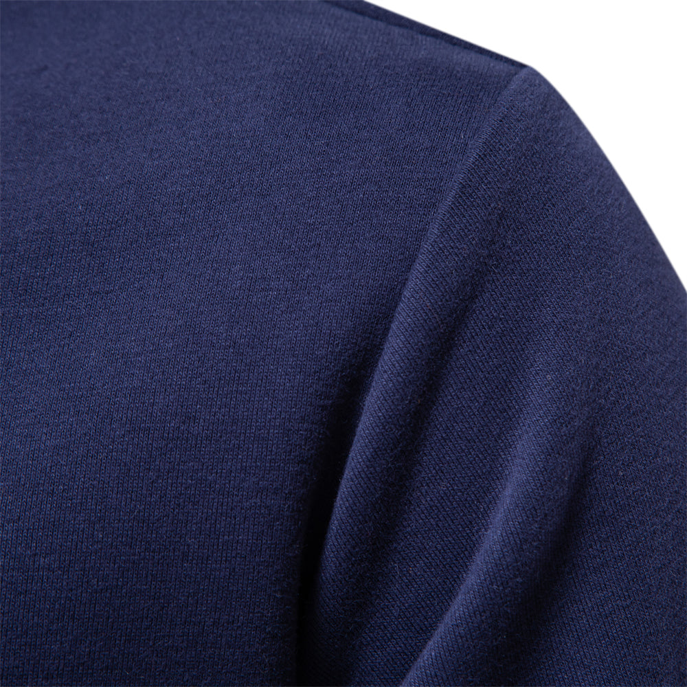 Pullover mit Kontrastkragen für Herren
