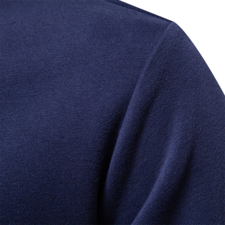 Pullover mit Kontrastkragen für Herren