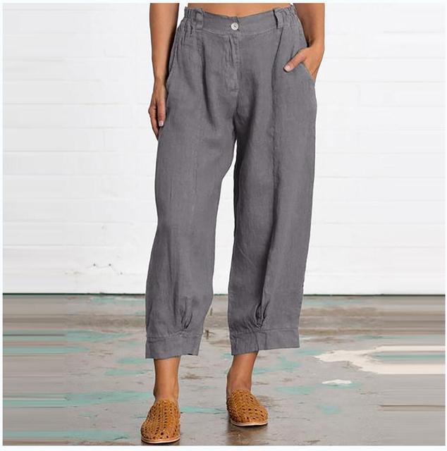 ARIELLA - Pantalon à boutons détachés