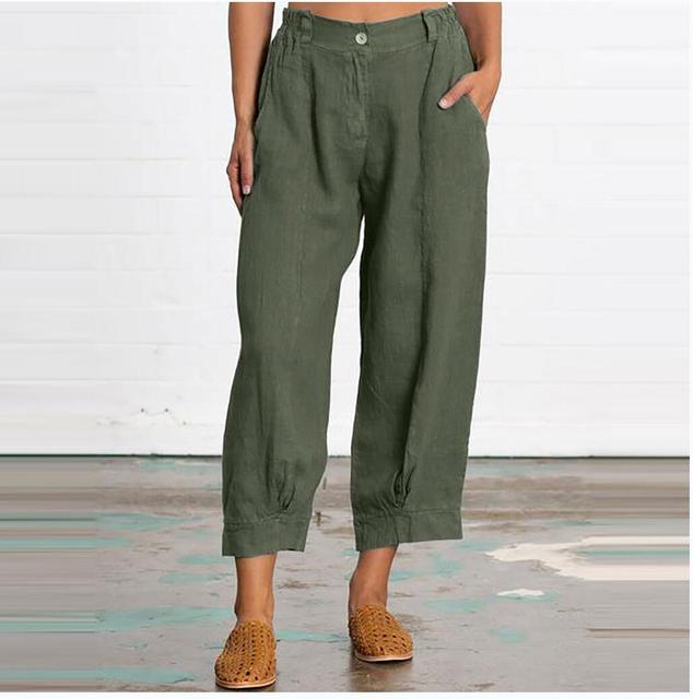 ARIELLA - Pantalon à boutons détachés