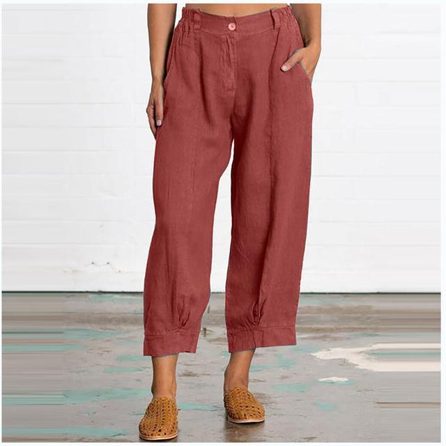 ARIELLA - Pantalon à boutons détachés