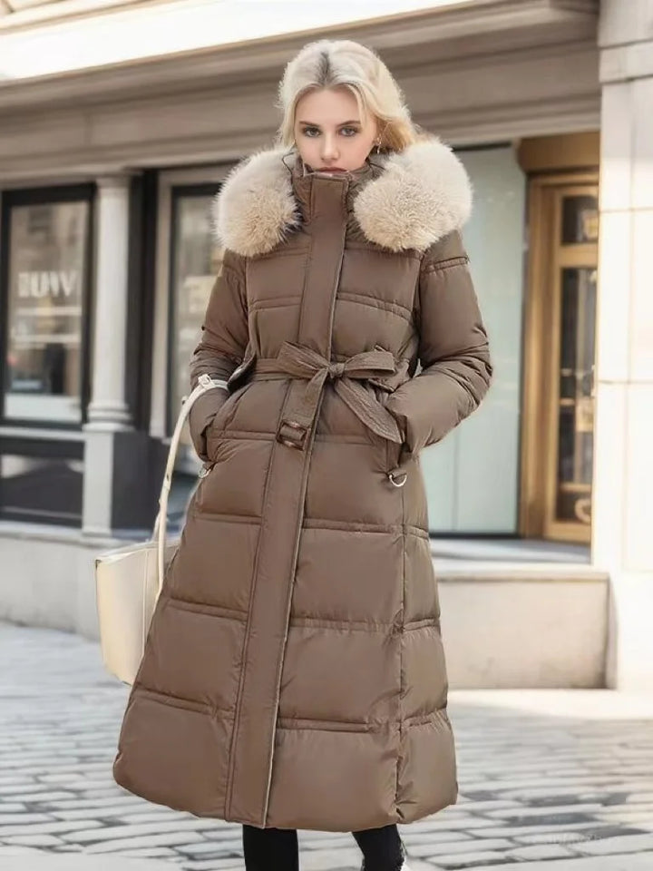 Alexa - Parka-manteau long luxueux