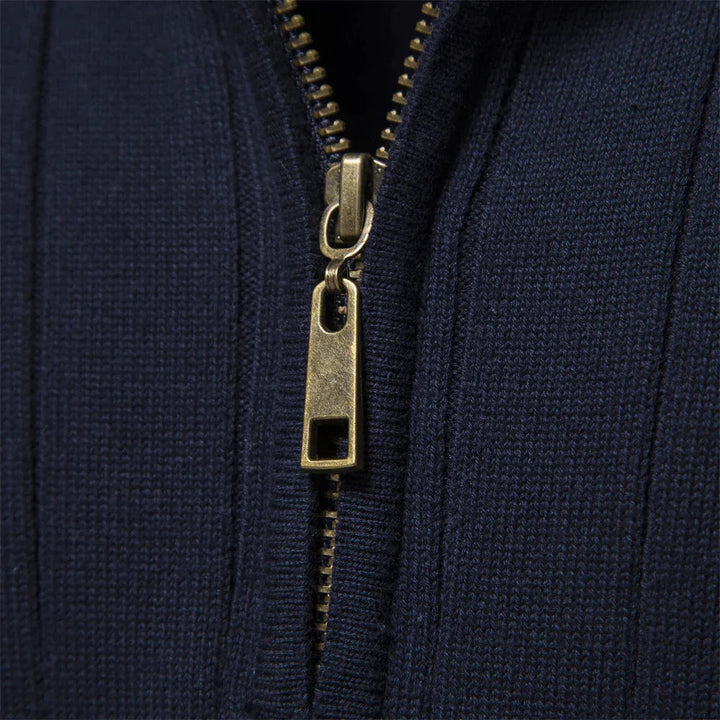 Soft and warm ribbed sweater for men