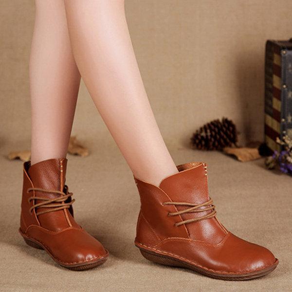 Isla - Klassischer damenstiefel aus leder