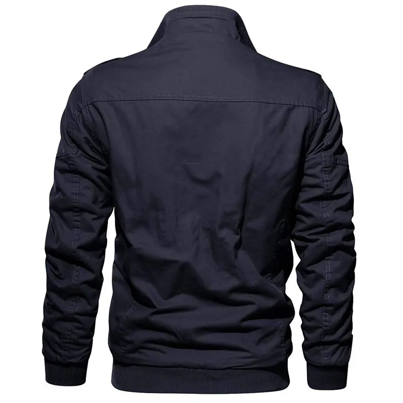 Moderne Trendige Bomberjacke mit Weichem Innenfutter für Herren | Perfekt für Alltag
