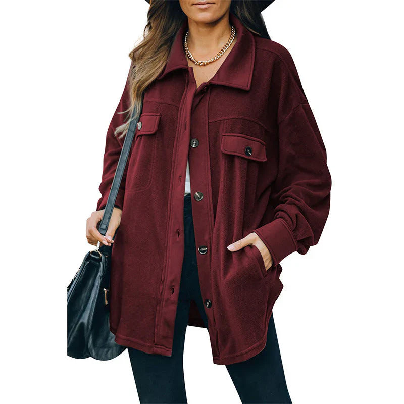 Elise - Veste polaire à boutons