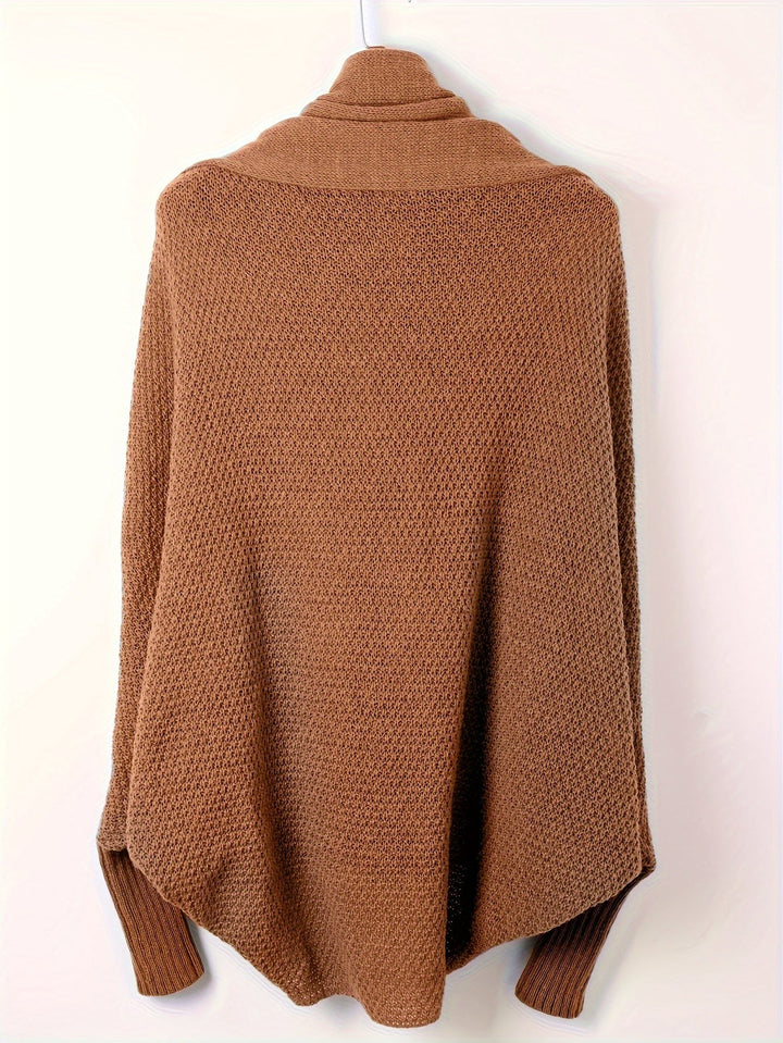 Lässiger warmer Ärmel Woll Strickcardigan für Damen | Perfekt für den Alltag