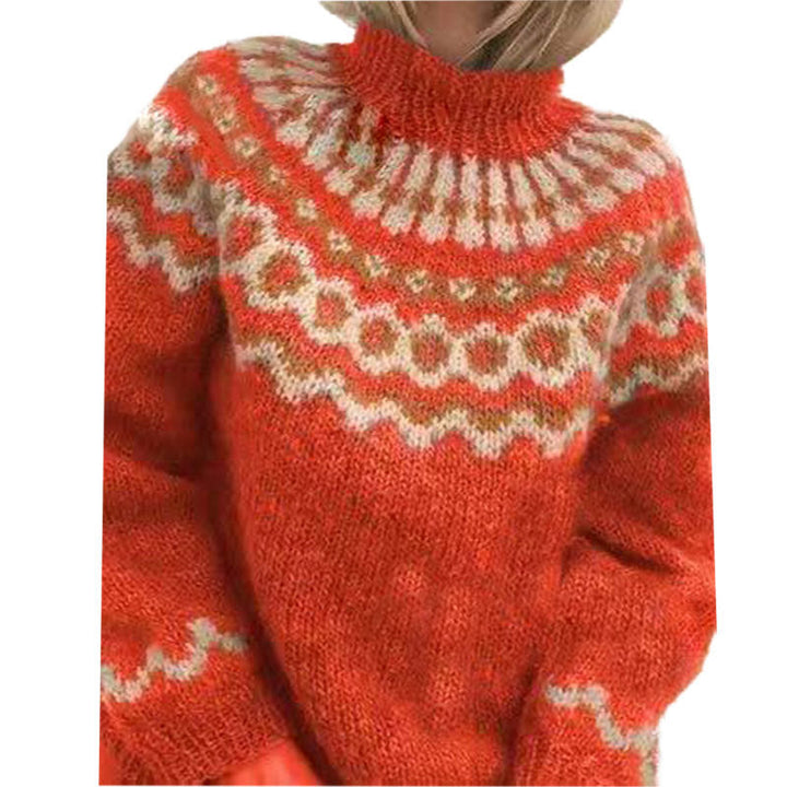 Gisela | Pull-over d'hiver pour femmes avec motif norvégien