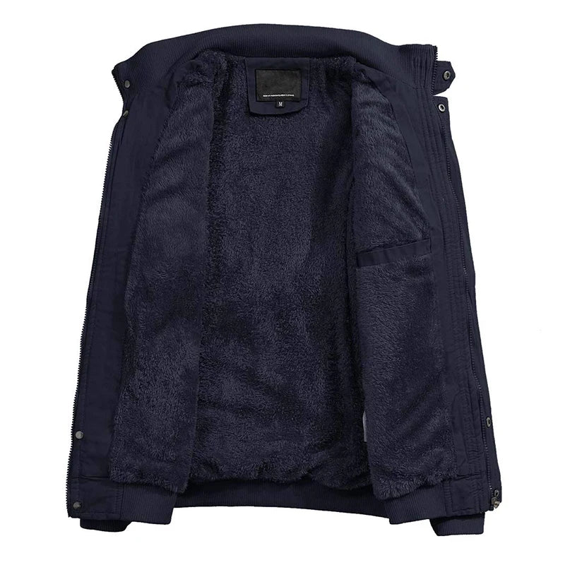 Moderne Trendige Bomberjacke mit Weichem Innenfutter für Herren | Perfekt für Alltag